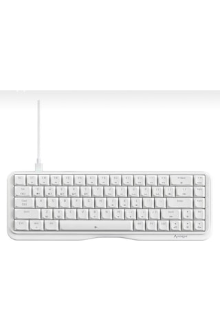 Miaxtreme K68se %65 Sade Tasarım Usb Beyaz Mekanik Red Switch Gaming Oyuncu Klavyesi Aparat li