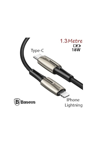 Baseus Waterdrop Type-c To iPhone Uyumlu Pd18w Hızlı Şarj Kablosu 1.3m- 5775