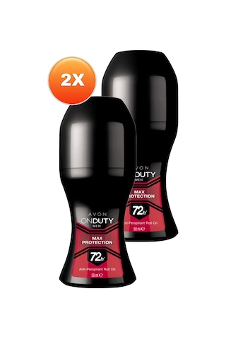 Avon Onduty Max Protection 72H Erkek Roll-On Deodorant 2 x 50 ML