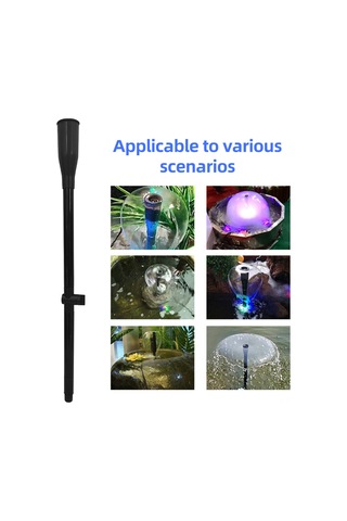 Gajeena Sm-068l12 Mini Led Işıklı Su Pompası - 1000l/h, 12 Led, Bahçe Ve Akvaryum İçin Taşınabilir Çeşme Pompası