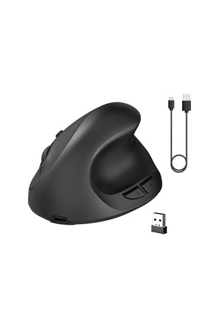 Suntek Oyuncular Için Şarj Edilebilir Ergonomik Fare 2,4 Siyah