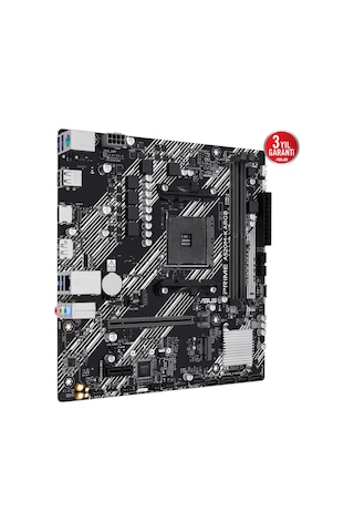 Asus Prıme A520m-k Argb, 2xddr4, 1x M.2, Dp, Hdmı, Am4 Soket Anakart