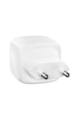 Belkin Wch019kqwh Boostcharge Pro 2-port Usb-c Gan 50w Şarj Adaptörü Beyaz