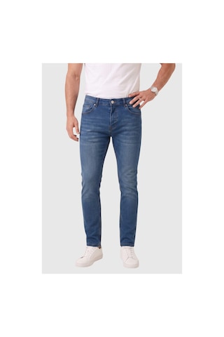 Deepsea Erkek Slim Fit Dar Kesim Likralı Lacivert Kot Pantolon Dar Paça İnce Esnek Jean 2608306