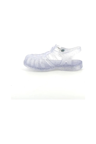 Meduse Sunmif Mat Argent Paillete - Mat Şeffaf Kız Çocuk Sandalet
