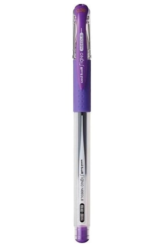 Roller Kalem Signo Needle Iğne Uç 0.38 Mm Mor Um-151nd 10 Lu Paket Mor