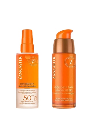 Lancaster Güneş Sonrası Serum 30ml+ Protective Water Spf50 Güneş Koruyucu 150ml 2li Set