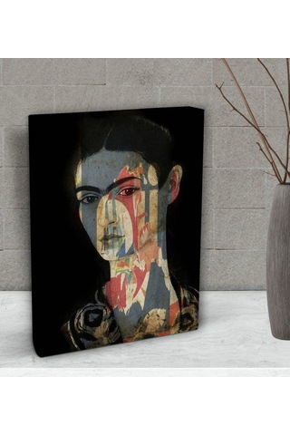Bk Gift Frida Kahlo Tasarımlı Dekoratif Mini Kanvas Tablo 15X20Cm (506660568)