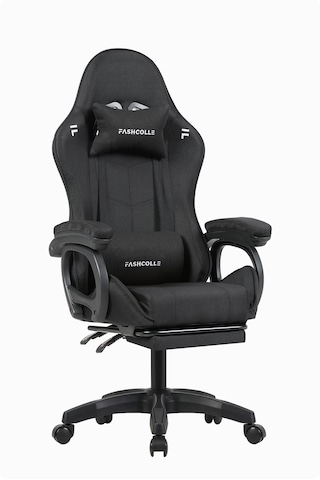 Fashcolle Dynamic Air Kumaş Black Masajlı Oyuncu Koltuğu