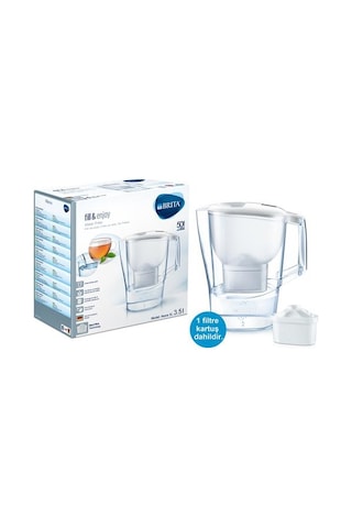 BRITA Aluna Xl 3.5 Lt Filtreli Sürahi Su Arıtma Beyaz