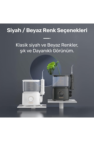 Npo Nicefeel Fc180 Profesyonel 600ml Diş Teli/protez Bakım Ve Ağız Duşu-beyaz