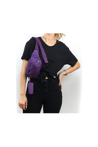Nas Bag Kadın Bel Ve Body Bag Koyu Mor Koyu Mor