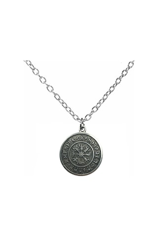 Viking Pusula Madalyon Unisex Kolye Yol Gösterici Ve Güç Sembolü Çok renkli