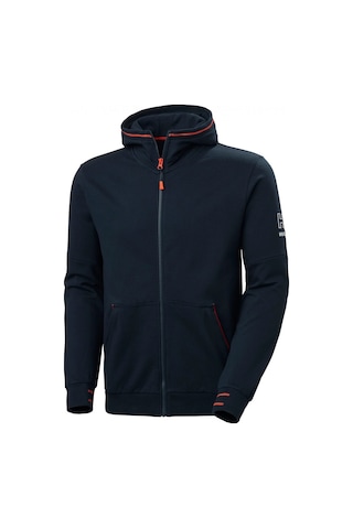 Helly Hansen Workwear Kensıngton Fermuarlı Kapüşonlu Sweatshirt - Lacivert