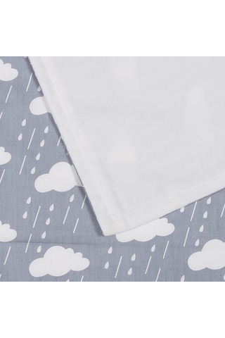 Suntek Bebek Çocuk Çok Amaçlı Battaniye Gri