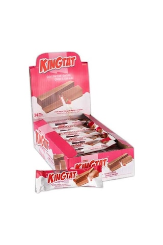 King Tat Çilekli 18 Gr. 24 Adet (1 Kutu)