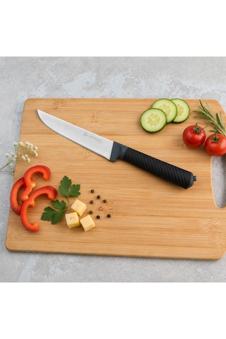 Aryıldız Lova Ekmek Bıçak Antrasit 14,5 Cm Renkli