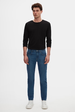 Ds Damat Comfort Fit Mavi Düz Jean Kot Beş Cepli Yıkamalı Denim Pantolon 3hcj3ort00103 701