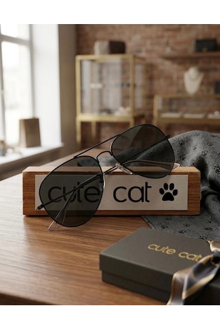 Cute Cat Ccav3025 Siyah Unisex Güneş Gözlüğü