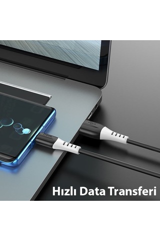 Hoco X82 Type-c To Usb 3a Hızlı Silikon Data Ve Şarj Kablosu 1m