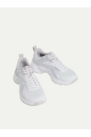 Calvin Klein Hw0hw0314005y Hike Run Ckstripe Mesh Met Kadın Günlük Ayakkabı Beyaz