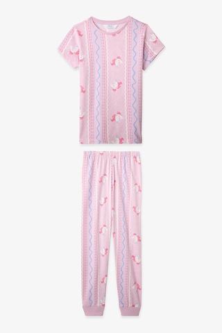 Penti Açık Pembe Kız Çocuk Sleepycorn Pamuklu 2'li Pijama Takımı