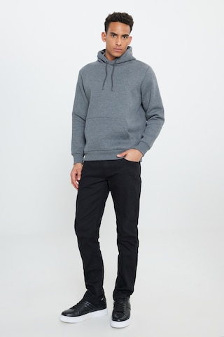 AC&Co / Altınyıldız Classics Erkek Antrasit Melanj Standart Fit Normal Kesim Kapüşonlu Kanguru Cepli Pamuklu Sweatshirt Antrasit