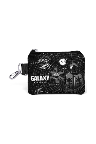 Coral High Siyah Galaxy Desenli Bozuk Para Çantası 21913 Gri - Antrasit