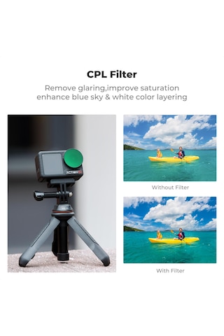 K&f Concept Cpl + Nd8 + Nd16 + Nd32 Filtre Seti Djı Osmo Action