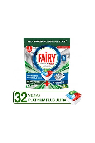 Fairy Platinum Plus Ultra Bulaşık Makinesi Deterjanı 32 Tablet