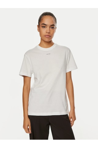Calvin Klein Calvın Kleın Kadın T-shırt K20k207519-yaf Beyaz
