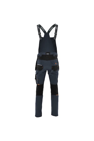Sara Workwear Monter Askılı Tulum Grafit/turuncu