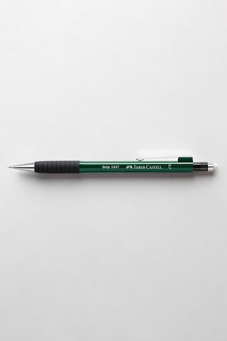 1345/47 Versatil Kalem, 0.7 Mm, Koyu Yeşil, Ergonomik Tutuş, Yaylı Uç, Uzun Silgi Koyu Yeşil