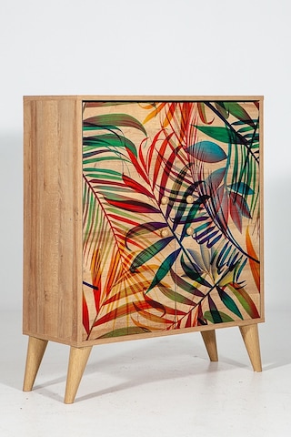 Ricky Mix / 4 Raflı 4 Kapaklı Çok Amaçlı Mutfak Dolabı Banyo Dolabı Çok Amaçlı Dolap