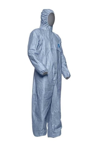 Dupont Tyvek 500 Xpert Mavi Başlıklı Kimyasal Koruyucu Tulum M