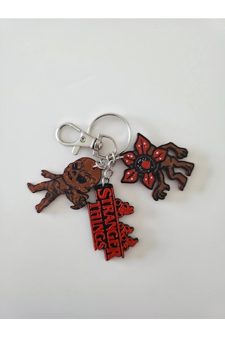 Stranger Things Demogorgon Vegna Gu Mu S Zincir Anahtarlık, C Anta Charmı Su Su Kahverengi