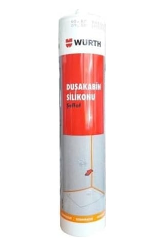 Würth Duşakabin Silikonu Şeffaf 310 Mmll