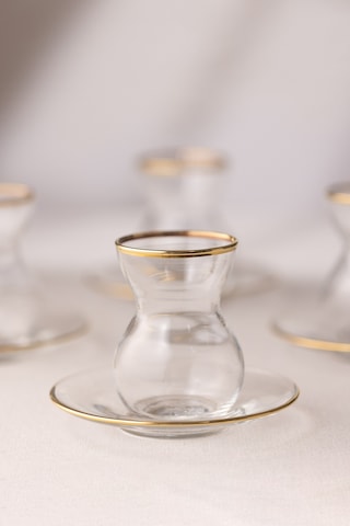 Rakle Astoria Gold 12 Parça Çay Seti 140 Cc Renkli