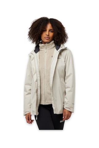 Jack Wolfskin A60333 Rotwand 3ın1 Jkt W Açık Yeşil Kadın Mont Açık Yeşil
