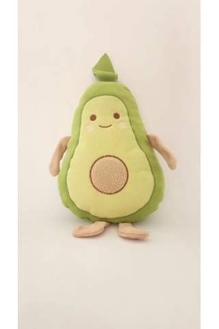Avokado Figürlü Pelüş Yastık 45cm Yeşil