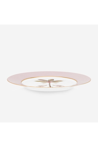 Pembe Porselen Kahvaltı Tabağı 21 Cm