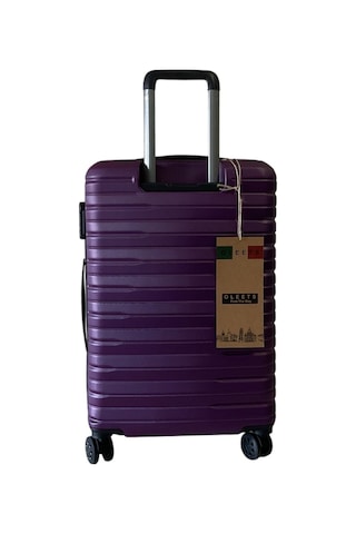 Oleets Unisex 4 Tekerli Kilitli Orta Boy Valiz Bavul