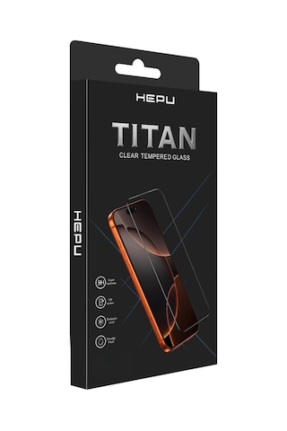 HEPU TITAN HD Clear Cam Ekran Koruyucu – iPhone 17 Pro Uyumlu