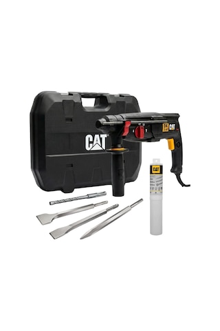 Cat DX2140.1 800W 3.0j 26MM Sds-plus Profesyonel Kırıcı Delici + 1 Adet Delici 3 Adet Kırıcı Uç