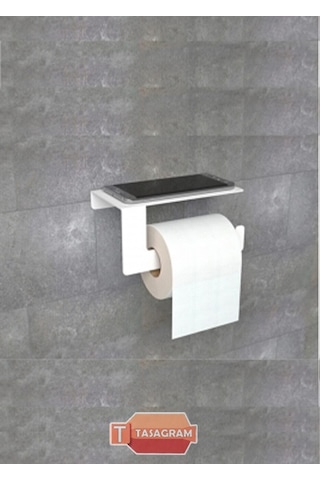 Metal Beyaz Tuvalet Kağıtlık-tuvalet Kağıdı Askısı-tuval