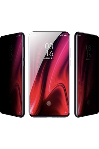 Realme 5i Mat Hayalet Ekran Gizli Privacy Tam Kaplayan Kırılmaz Cam Seramik Nano Ekran Koruyucu