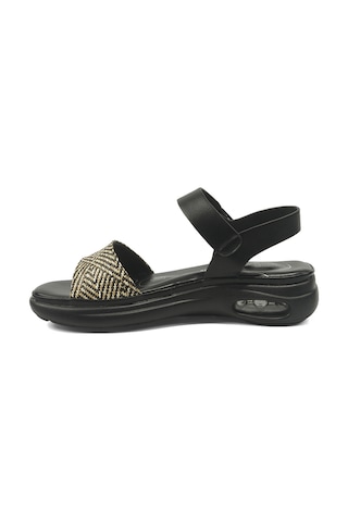 Polaris 105796.z Siyah Kadın Comfort Sandalet 105796.z6fx 000000000102250526