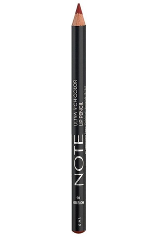 Note Cosmetique Ultra Rich Color Lip Pencil Dudak Kalemi 06 Red - Kırmızı