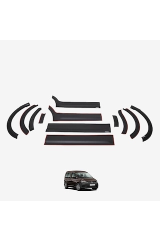 Volkswagen Caddy 2010-2015 Uyumlu Yedek Parça Dodik Set 12 Parça