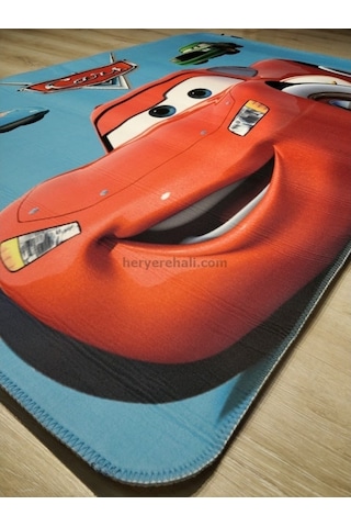 Yamalıhome Lisanslı Çocuk Halısı Cars2 C2 120X180 Cm Arabalı Halı